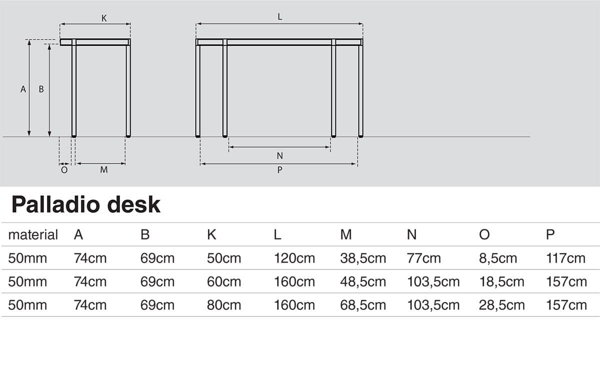 Palladio Writing Desk Table Tables Artifort 