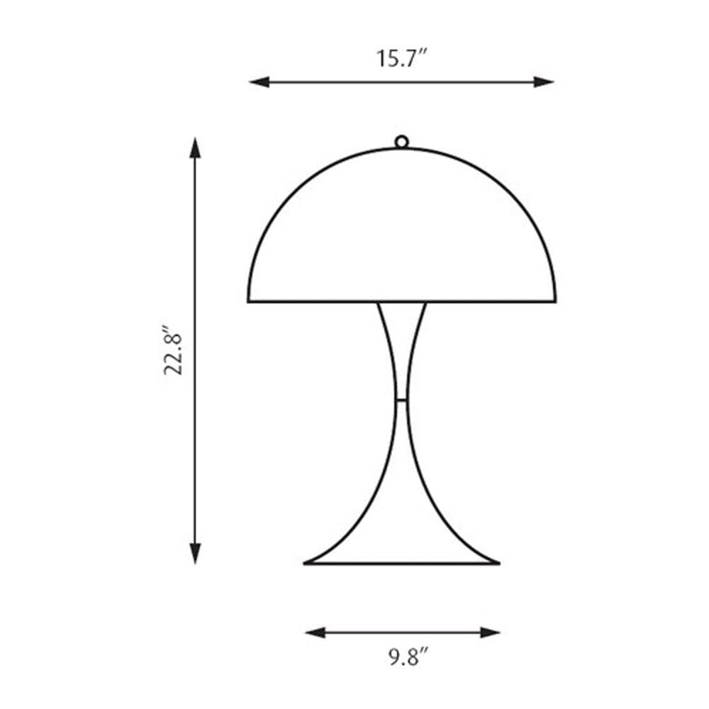 Panthella 400 Table Lamp Table Lamps Louis Poulsen 