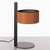 Parallel Table Lamp Table Lamps Oluce Leather Brown 