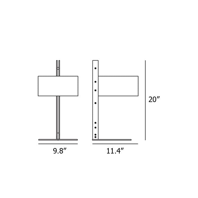 Parallel Table Lamp Table Lamps Oluce 