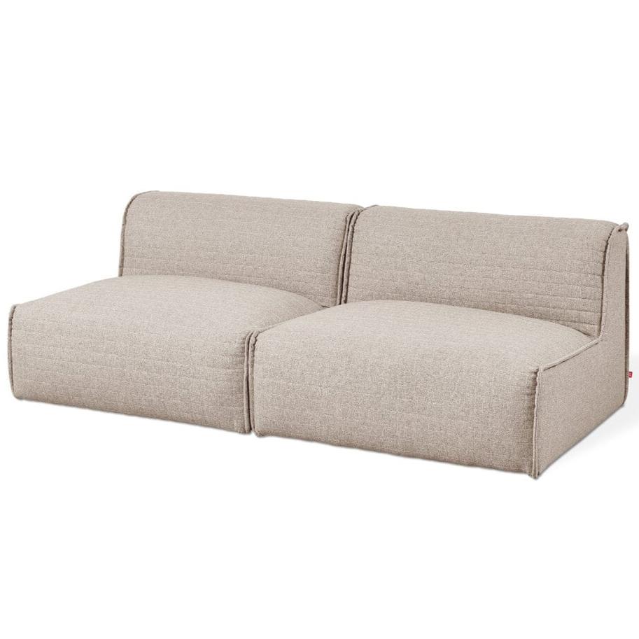 Nexus Modular 2-PC Armless Sofa Sofa Gus Modern Parliament Coffee 