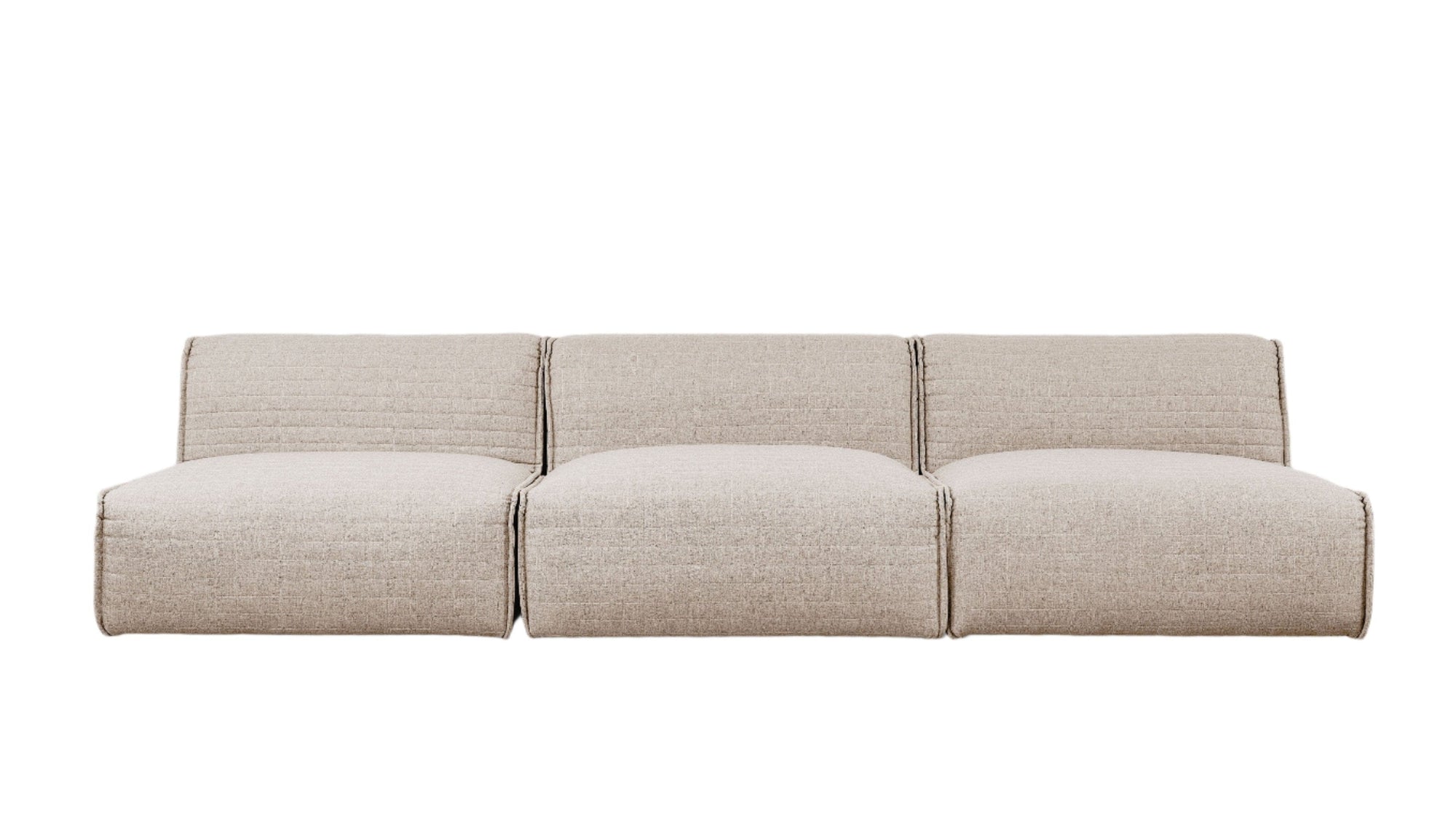 Nexus Modular 3-PC Armless Sofa Sofa Gus Modern 