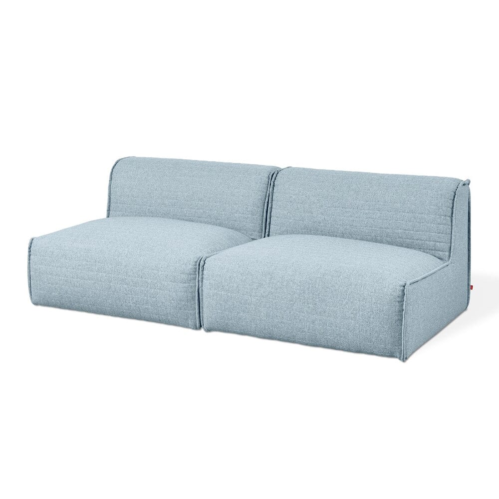 Nexus Modular 2-PC Armless Sofa Sofa Gus Modern Parliament Lake 