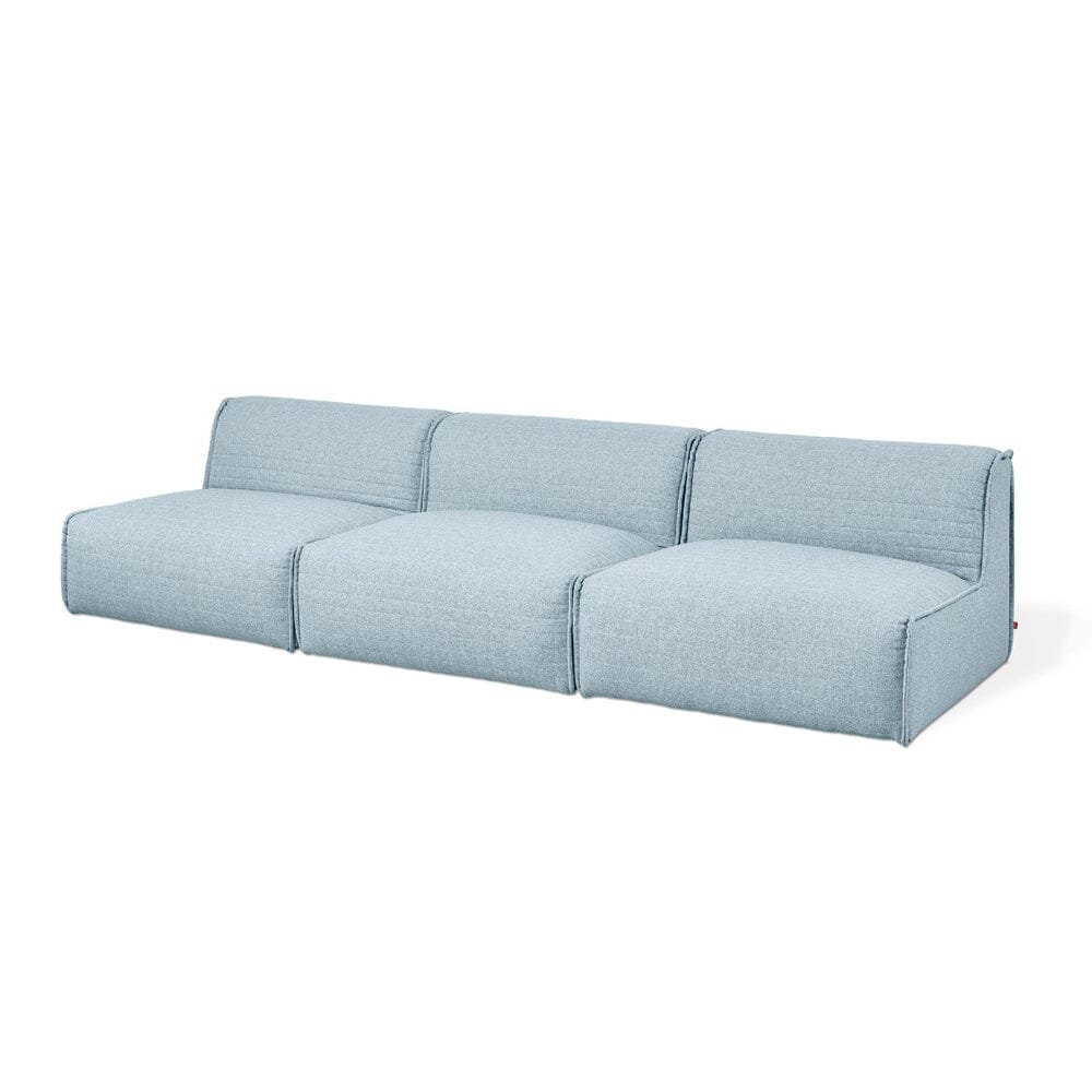 Nexus Modular 3-PC Armless Sofa Sofa Gus Modern Parliament Lake 