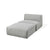 Nexus Modular 2-PC Chaise lounge Gus Modern Parliament Stone 