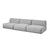 Nexus Modular 3-PC Armless Sofa Sofa Gus Modern Parliament Stone 