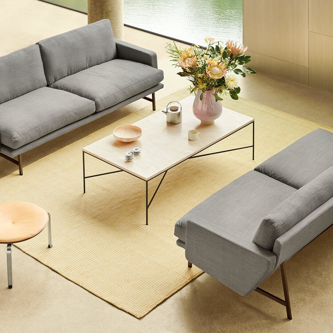 Paul Mccobb Planner Rectangular Coffee Table MC350 Coffee Tables Fritz Hansen 