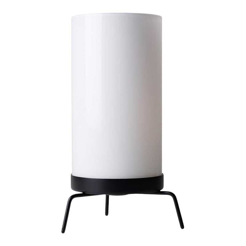 Paul Mccobb PM-02 Table Lamp Table Lamp Fritz Hansen Opal Glass - Black Lacquered Steel Base 