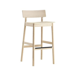 Pause 2.0 Stool Stools Woud Counter White Pigmented Ash 