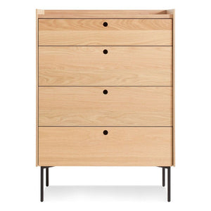 Peek 4 Drawer Dresser storage BluDot White Oak 