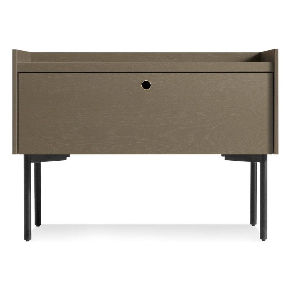 Peek Nightstand side/end table BluDot Dark Olive 