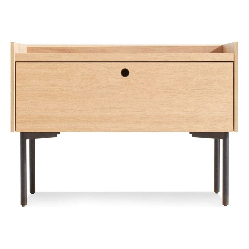 Peek Nightstand side/end table BluDot White Oak 