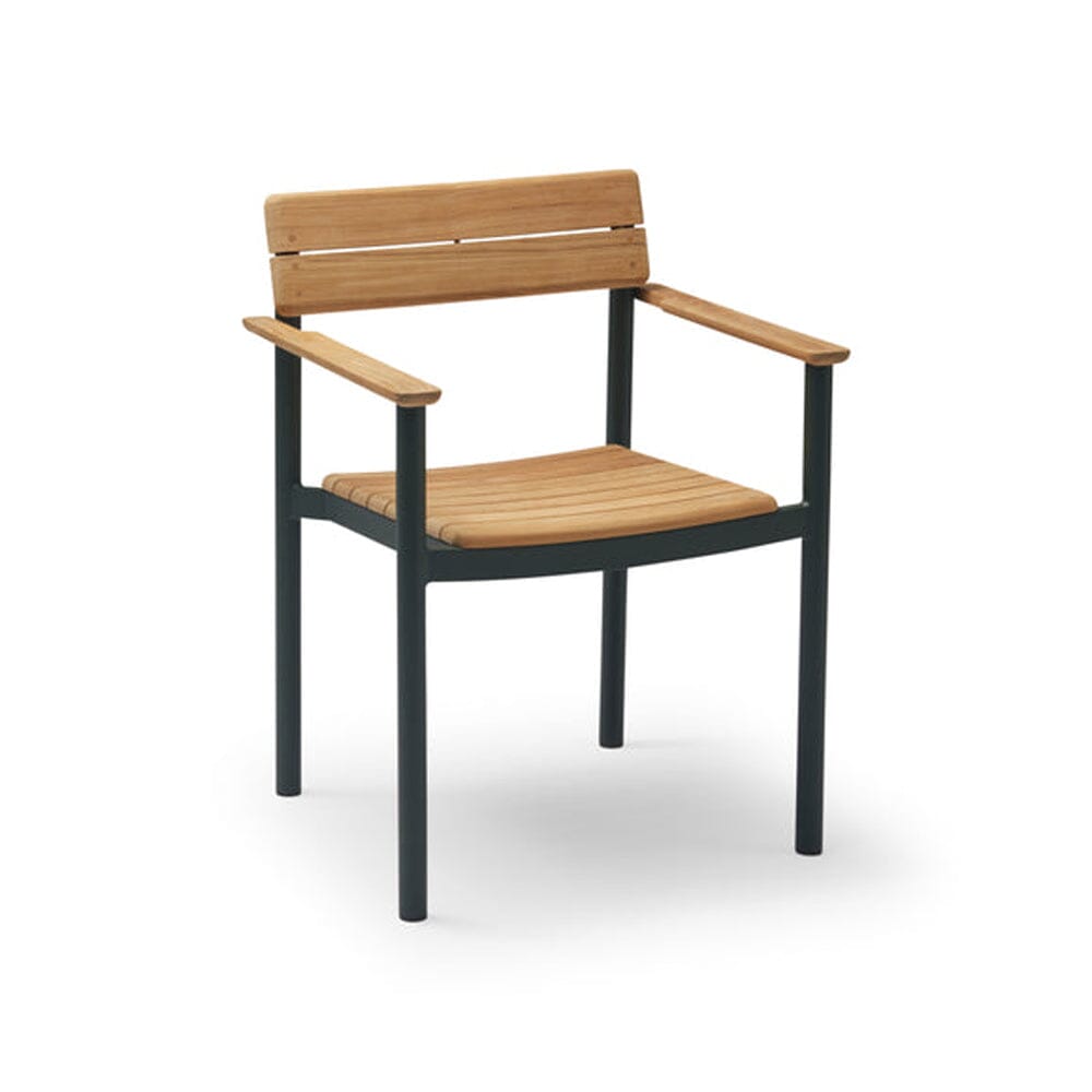 Pelago Outdoor Armchair Armchair Skagerak by Fritz Hansen Light Ivory Honey Yellow Cushion 