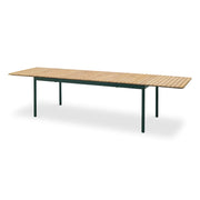 Pelago Outdoor Dining Table Dining Tables Skagerak by Fritz Hansen Hunter Green 2 Extension Plates 