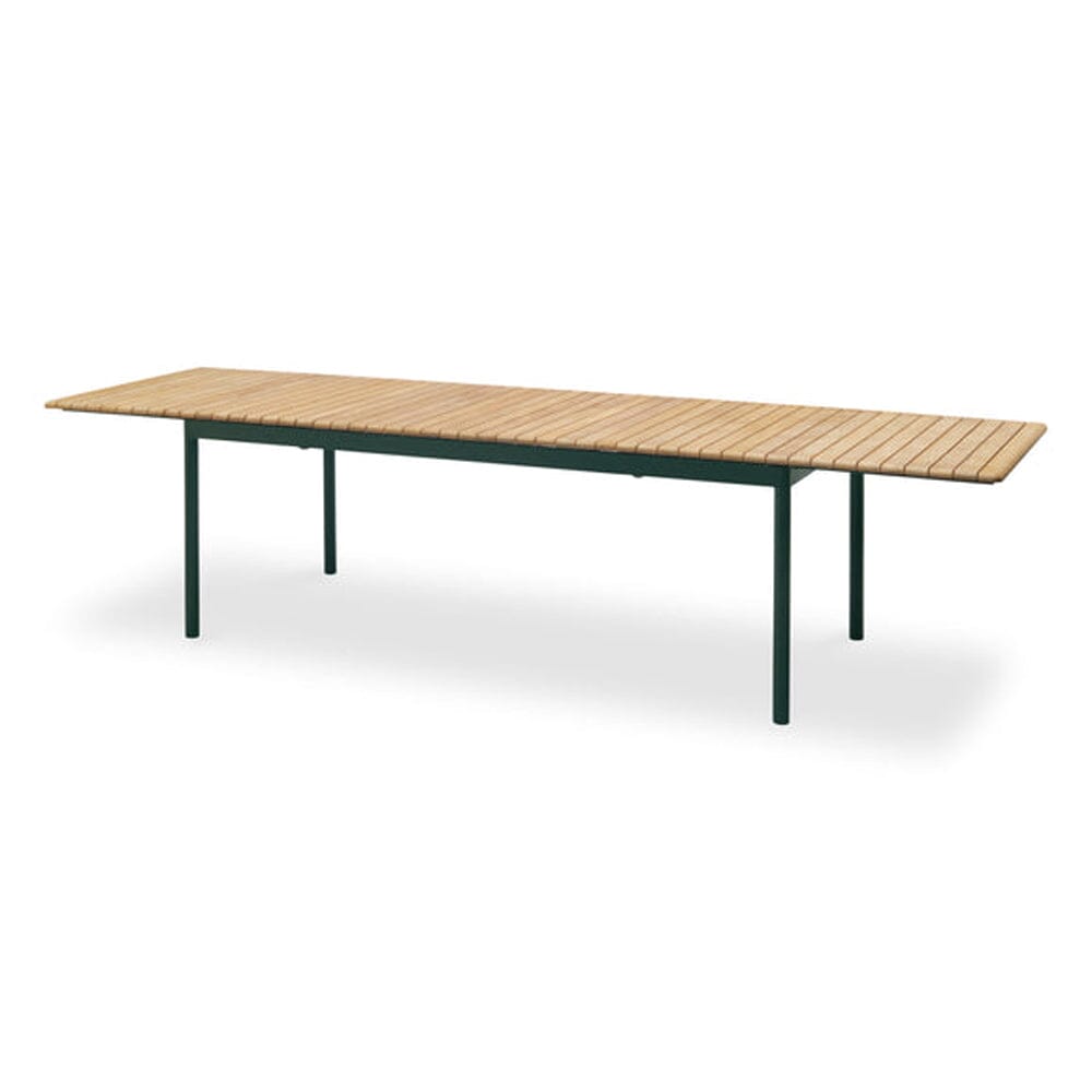 Pelago Outdoor Dining Table Dining Tables Skagerak by Fritz Hansen Hunter Green 2 Extension Plates 