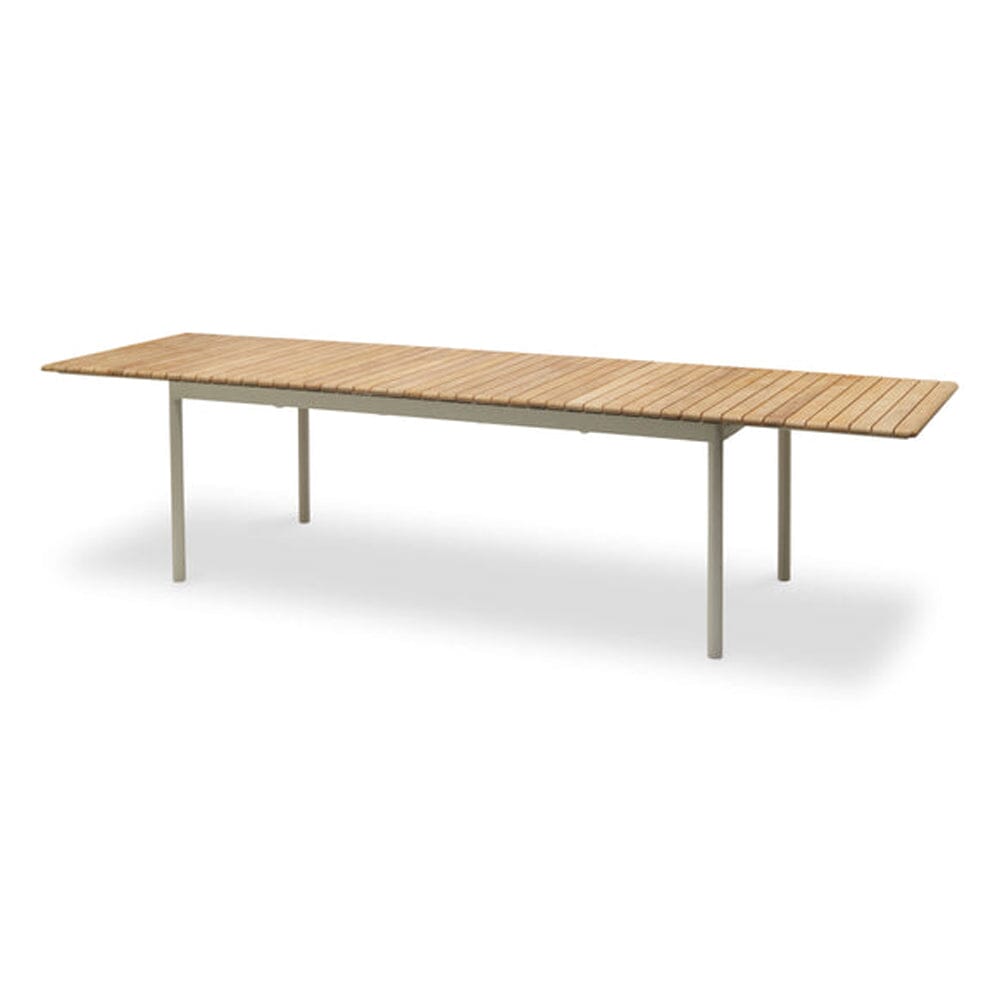 Pelago Outdoor Dining Table Dining Tables Skagerak by Fritz Hansen Light Ivory 2 Extension Plates 