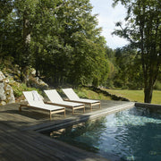 Pelago Outdoor Sunbed chaise lounge Skagerak by Fritz Hansen 