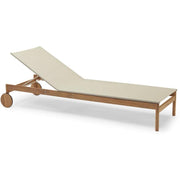 Pelago Outdoor Sunbed chaise lounge Skagerak by Fritz Hansen Without Armrests Without Cushion 