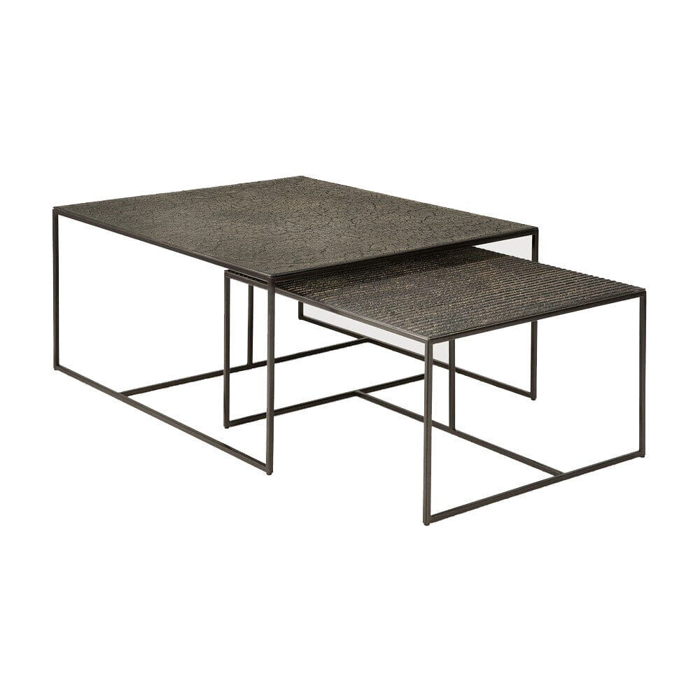 Pentagon Nesting Coffee Table Set Coffee Tables Ethnicraft 