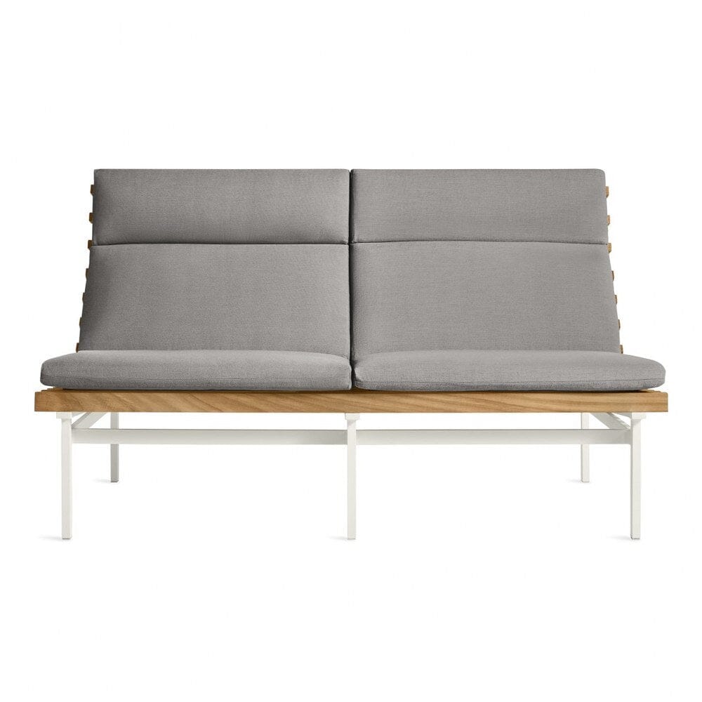 Perch Outdoor 2 Seat Sofa sofa BluDot Toohey Charcoal Whtie 