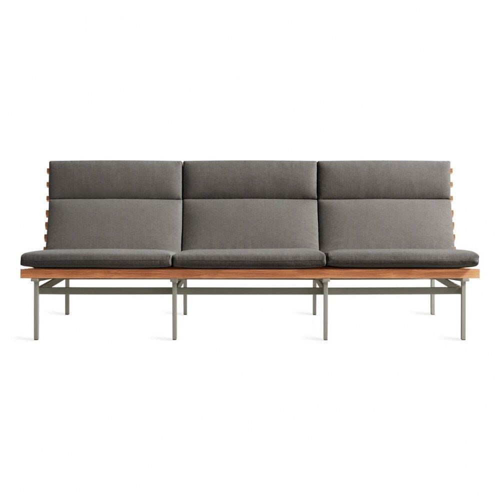 Perch Outdoor 3 Seat Sofa sofa BluDot Toohey Charcoal Charcoal 