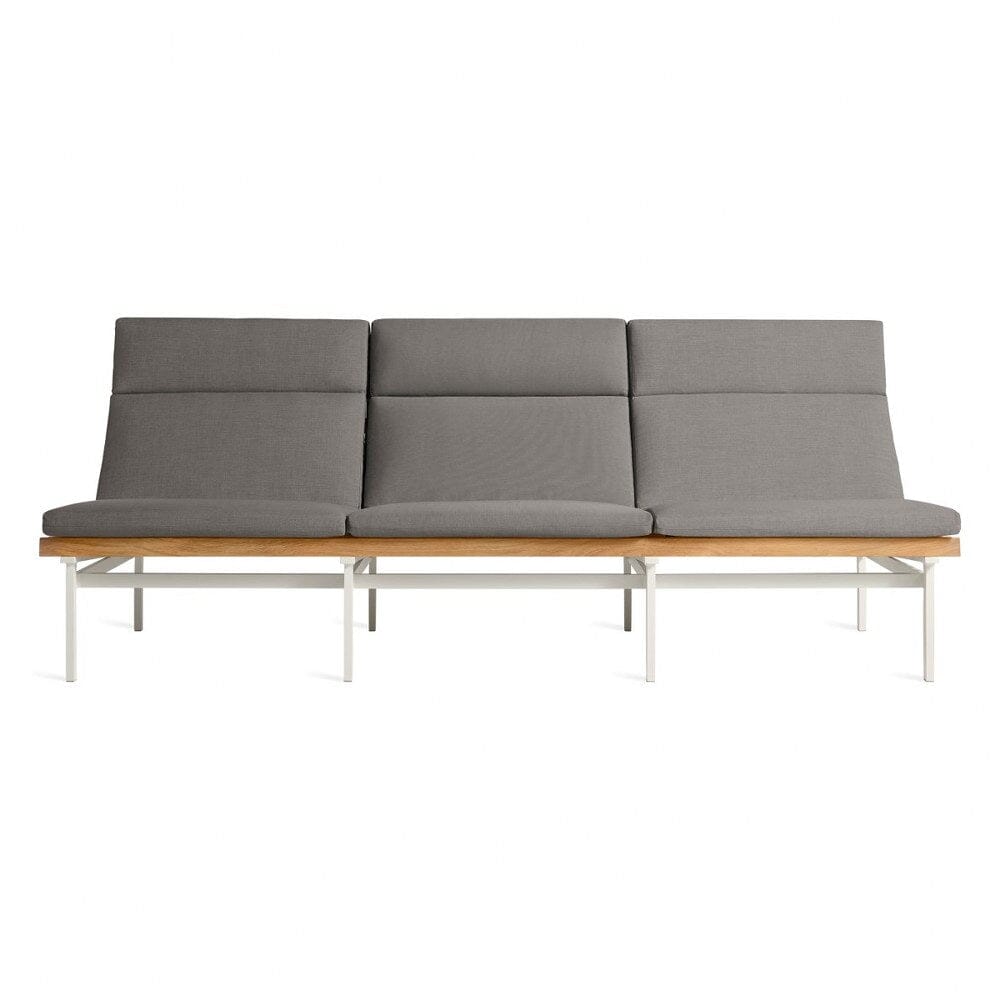 Perch Outdoor 3 Seat Sofa sofa BluDot Toohey Charcoal White 