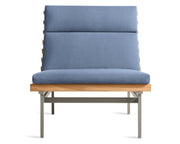 Perch Outdoor Lounge Chair Lounge Chair BluDot Sunbrella Haze Charcoal 