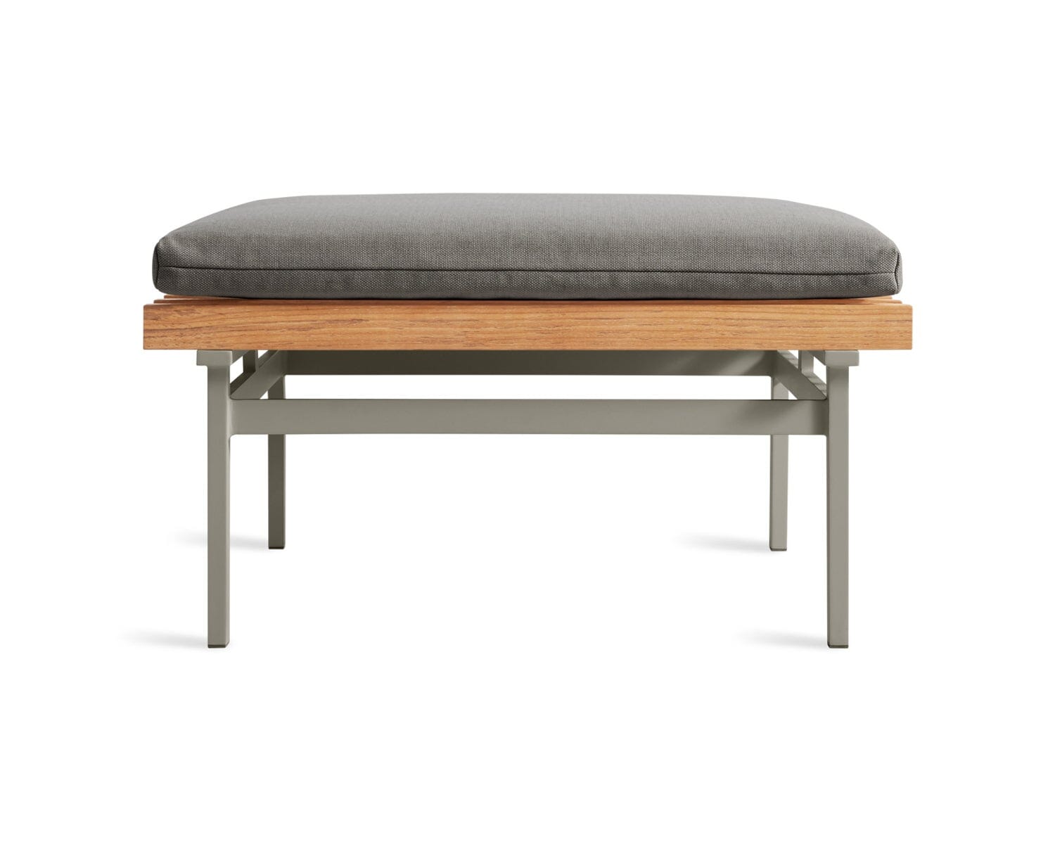 Perch Outdoor Ottoman ottomans BluDot Toohey Charcoal Charcoal 