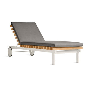 Perch Outdoor Sun Lounger Outdoors BluDot Toohey Charcoal White 