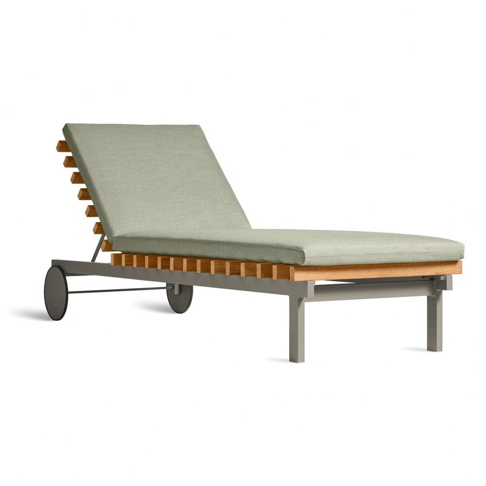 Perch Outdoor Sun Lounger Outdoors BluDot Sunbrella Oasis Charcoal 