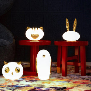 Pet Light Purr Rabbit Table Lamp