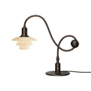 Louis Poulsen PH 1/1 Piano Table Lamp Limited Edition 2026 in Dusty Terracotta glass and aged brass