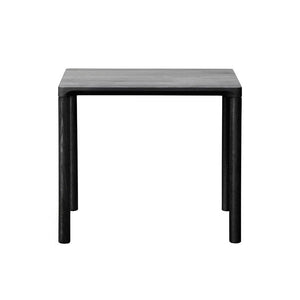 Piloti Square Table Coffee Tables Fredericia Large - 29.5" Tall - 16.1" Black Lacquered Oak