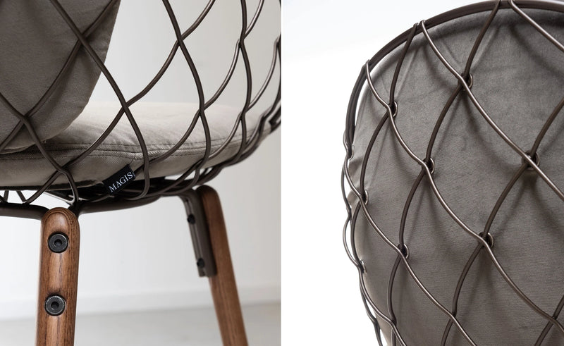 Piña Chair with Split Cushion