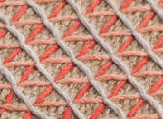 Raw Small Pouf Ottoman Gan 