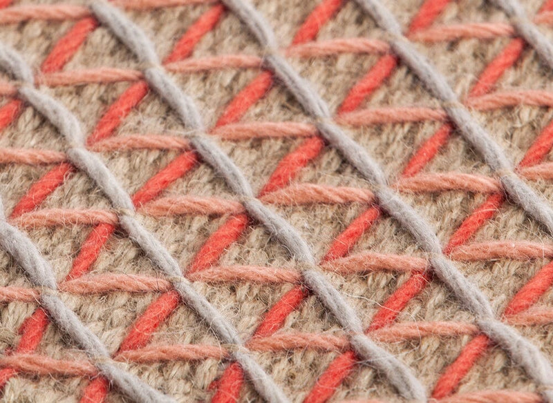 Raw Small Pouf Ottoman Gan 