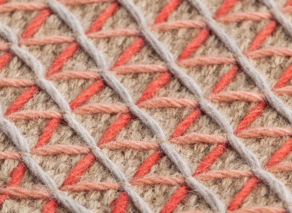 Raw Small Pouf Ottoman Gan 