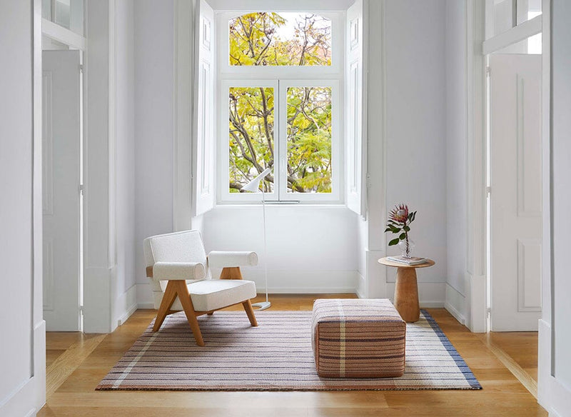 Reversible Pouf Rug Gan 