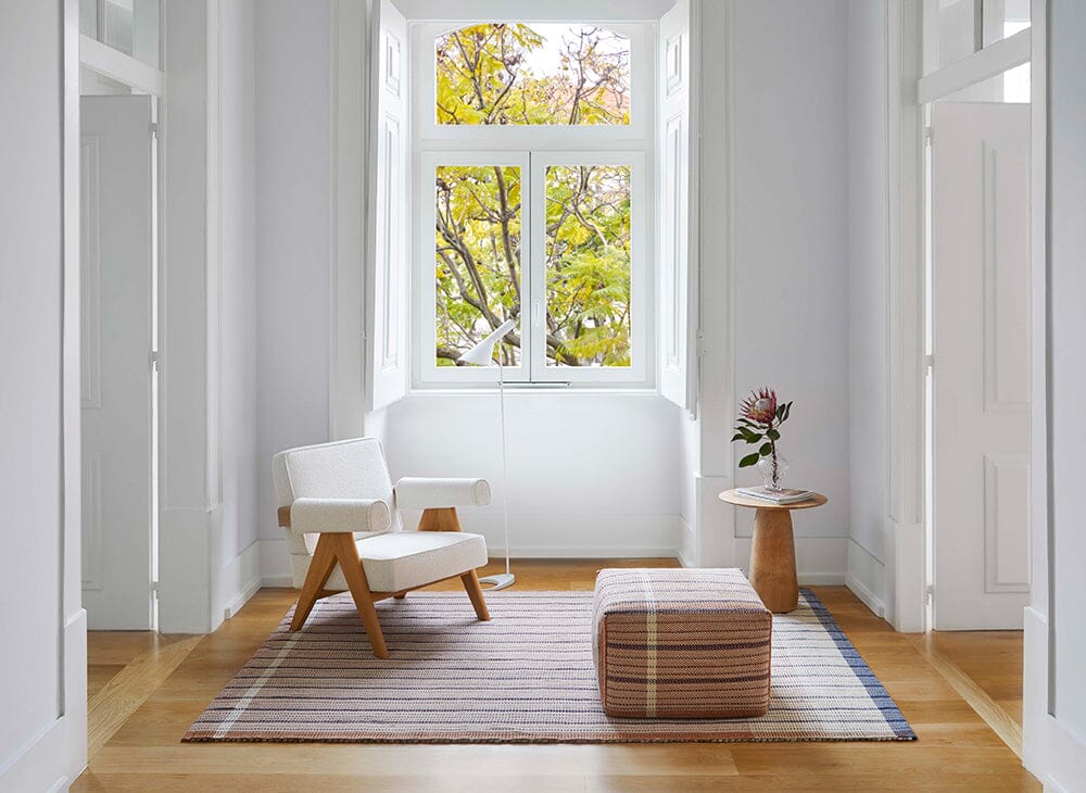 Reversible Pouf Rug Gan 