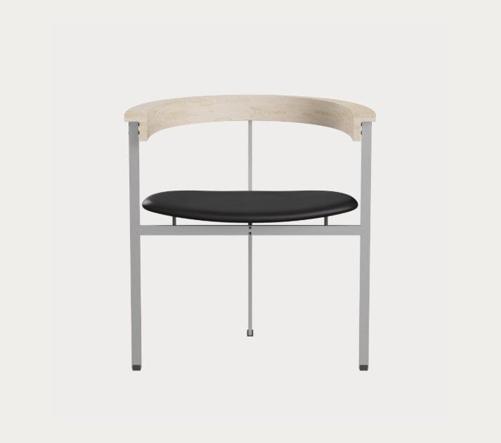 PK11 Armchair Dining Chair Fritz Hansen Aura - Black 