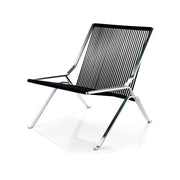 PK25 Lounge Chair lounge chair Fritz Hansen Black Halyard 