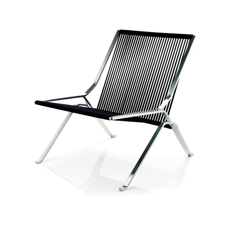 PK25 Lounge Chair lounge chair Fritz Hansen Black Halyard 