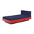 Platform One Chaise Lounge lounge chairs Loll Designs Apple Red Canvas Navy 