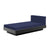 Platform One Chaise Lounge lounge chairs Loll Designs Black Canvas Navy 