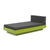 Platform One Chaise Lounge lounge chairs Loll Designs Leaf Green Cast Charcoal 