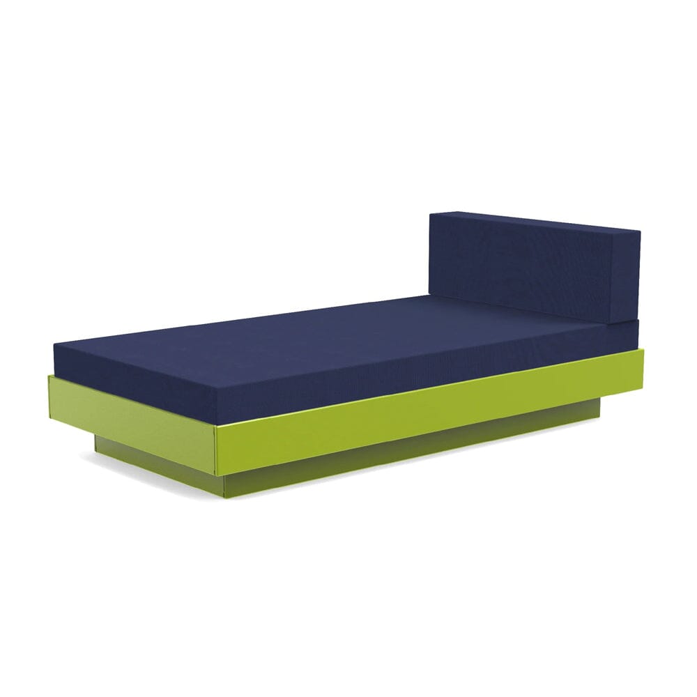 Platform One Chaise Lounge lounge chairs Loll Designs Leaf Green Canvas Navy 