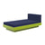 Platform One Chaise Lounge lounge chairs Loll Designs Leaf Green Canvas Navy 