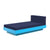 Platform One Chaise Lounge lounge chairs Loll Designs Sky Blue Canvas Navy 