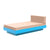 Platform One Chaise Lounge lounge chairs Loll Designs Sky Blue Cast Petal 