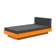 Platform One Chaise Lounge lounge chairs Loll Designs Sunset Orange Cast Charcoal 